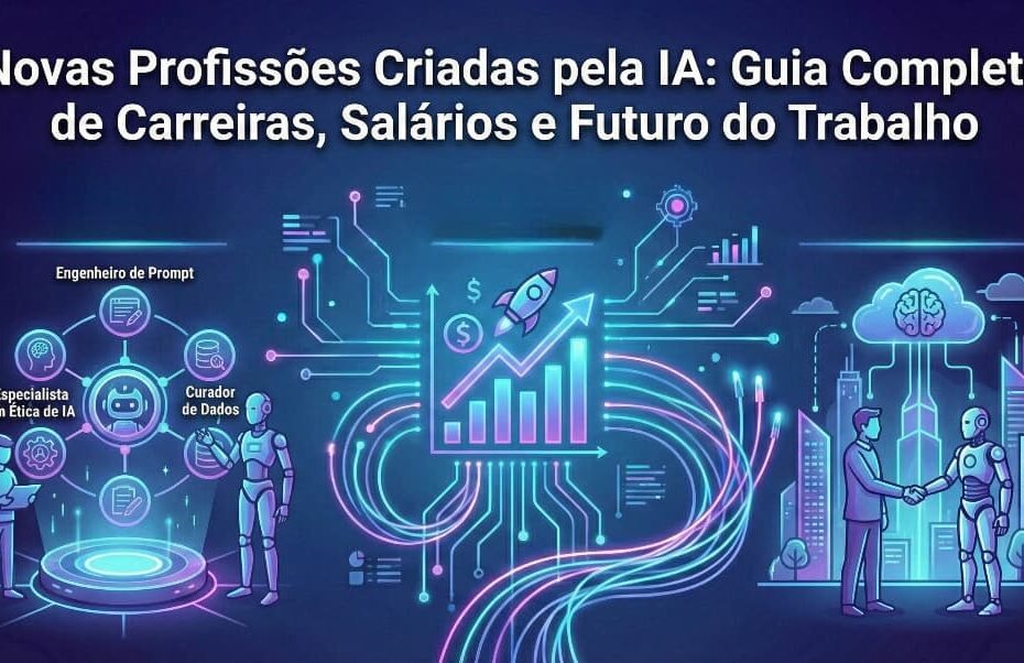 Novas Profissões Criadas pela IA: Guia Completo de Carreiras, Salários e Futuro do Trabalho