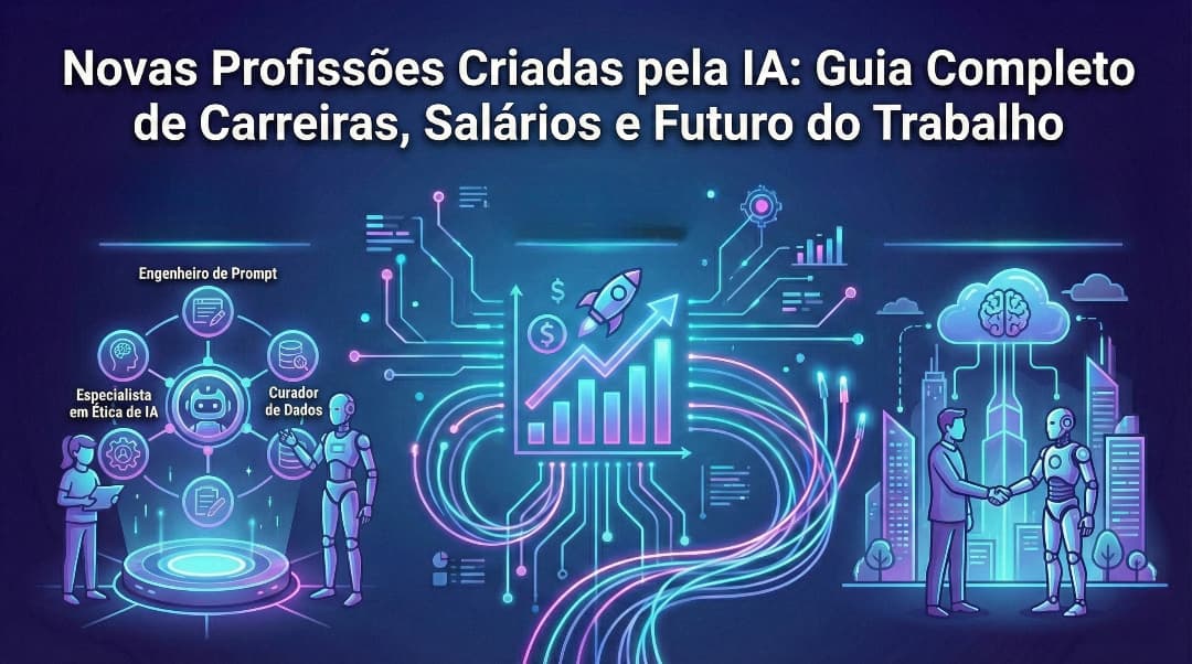 Novas Profissões Criadas pela IA: Guia Completo de Carreiras, Salários e Futuro do Trabalho