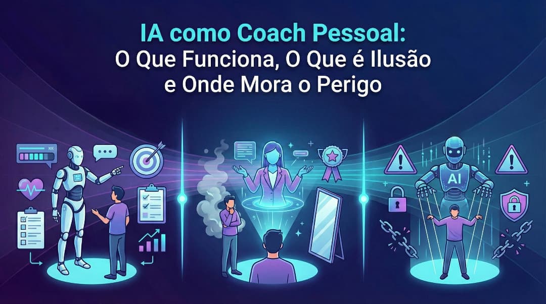 IA como Coach Pessoal: O Que Funciona, O Que é Ilusão e Onde Mora o Perigo