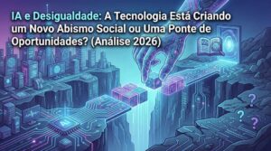 IA e Desigualdade: A Tecnologia Está Criando um Novo Abismo Social ou Uma Ponte de Oportunidades? (Análise 2026)