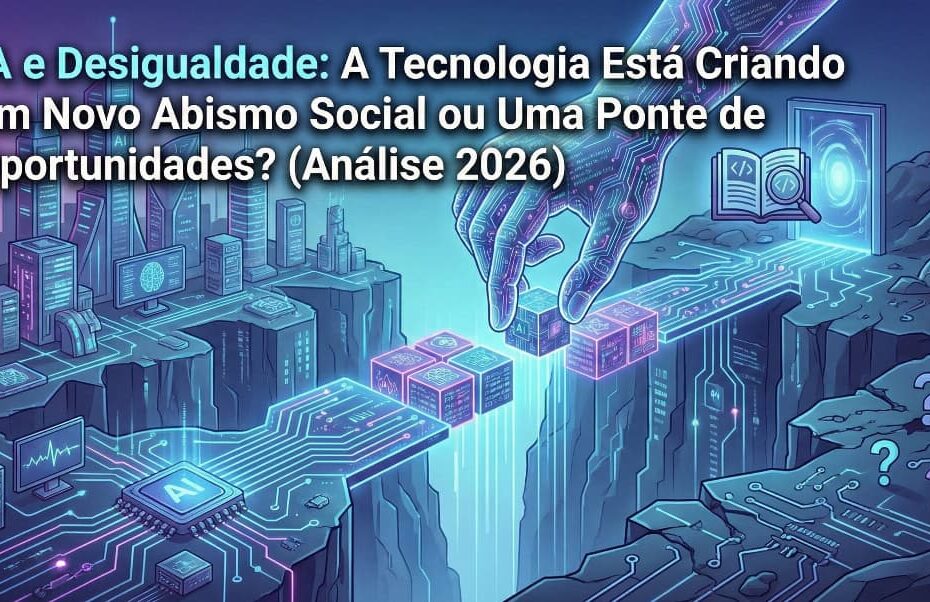 IA e Desigualdade: A Tecnologia Está Criando um Novo Abismo Social ou Uma Ponte de Oportunidades? (Análise 2026)