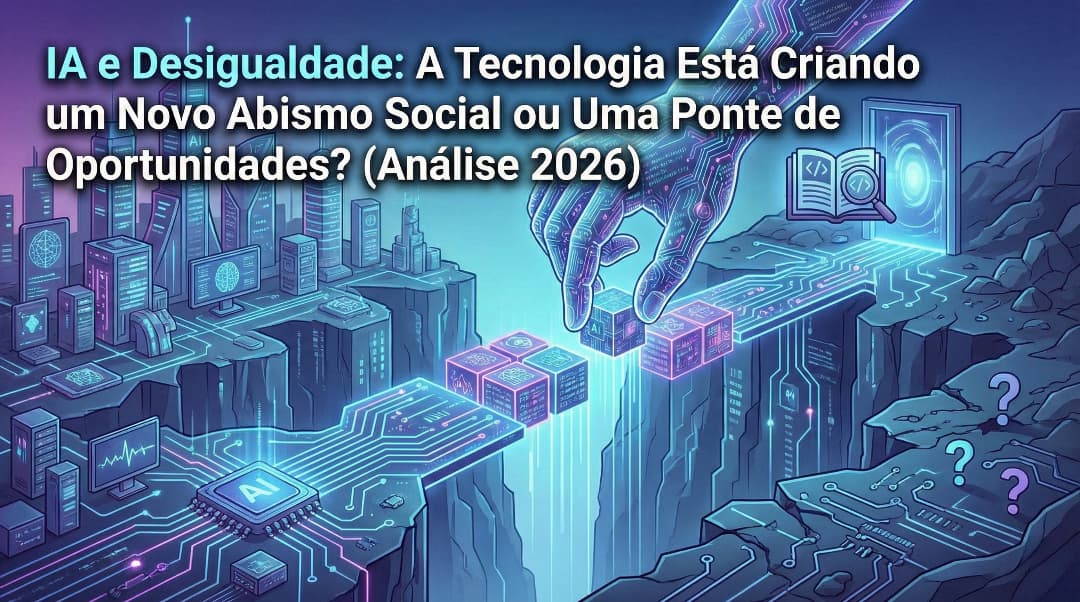 IA e Desigualdade: A Tecnologia Está Criando um Novo Abismo Social ou Uma Ponte de Oportunidades? (Análise 2026)