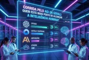 Corrida pelo AGI (IA Geral): Quem está mais perto de alcançar a inteligência humana?