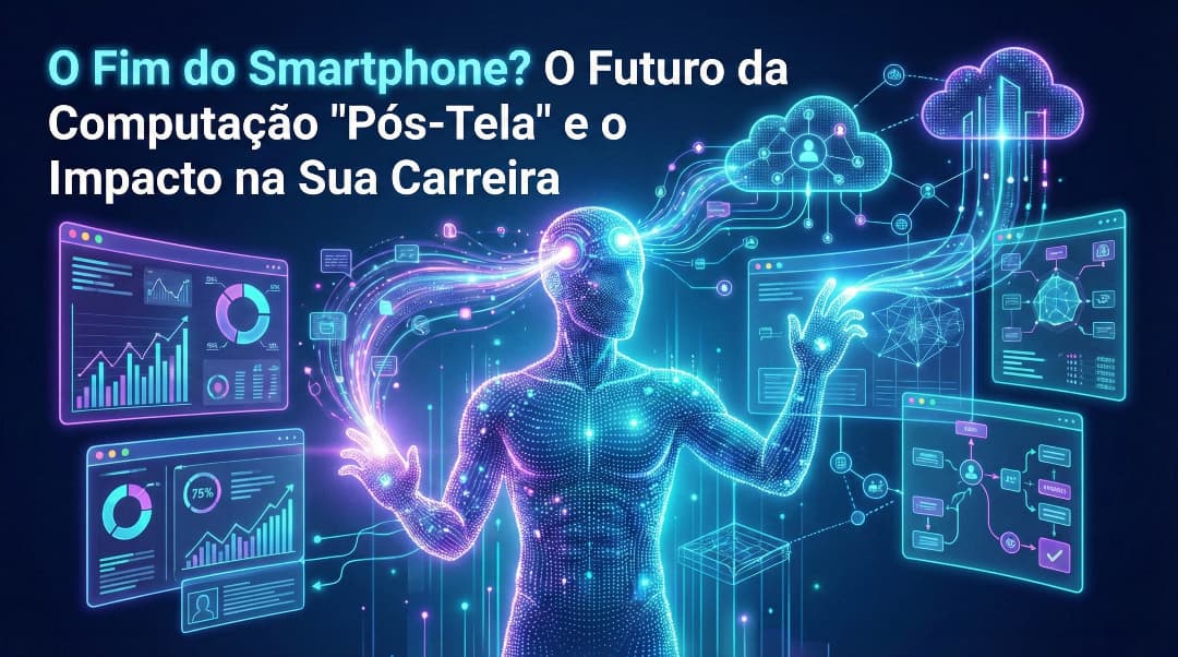 O Fim do Smartphone? O Futuro da Computação "Pós-Tela" e o Impacto na Sua Carreira