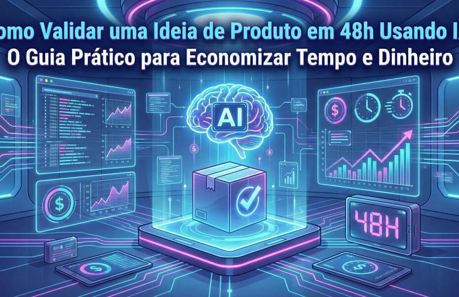 Como Validar uma Ideia de Produto em 48h Usando IA: O Guia Prático para Economizar Tempo e Dinheiro