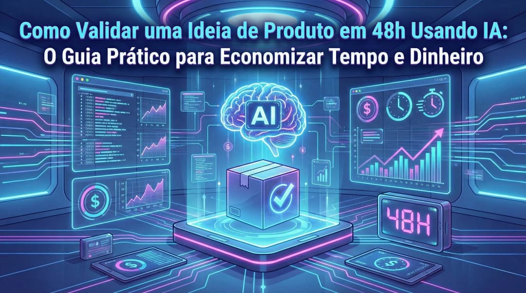 Como Validar uma Ideia de Produto em 48h Usando IA: O Guia Prático para Economizar Tempo e Dinheiro