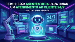 Como usar agentes de IA para criar um atendimento ao cliente 24/7 sem contratar ninguém