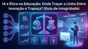 IA e Ética na Educação: Onde Traçar a Linha Entre Inovação e Trapaça? (Guia de Integridade)