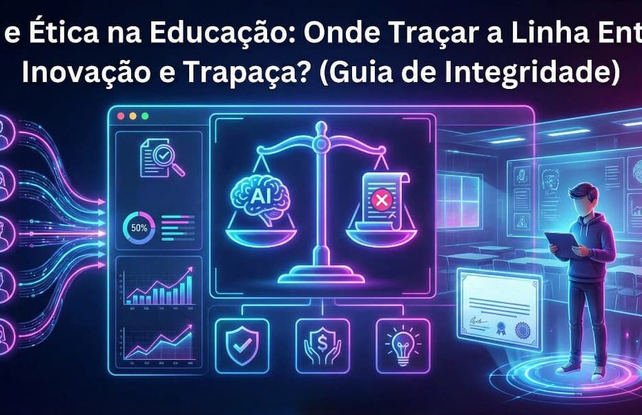IA e Ética na Educação: Onde Traçar a Linha Entre Inovação e Trapaça? (Guia de Integridade)