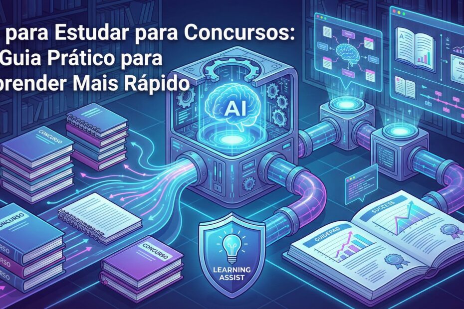 IA PARA ESTUDAR CONCURSOS: COMO APRENDER MAIS RÁPIDO