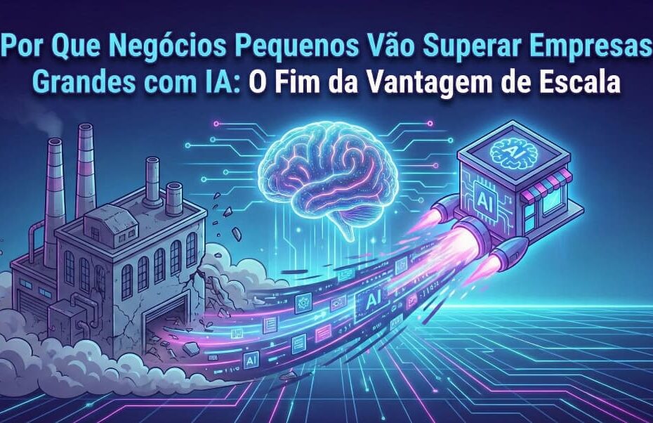 Por Que Negócios Pequenos Vão Superar Empresas Grandes com IA: O Fim da Vantagem de Escala