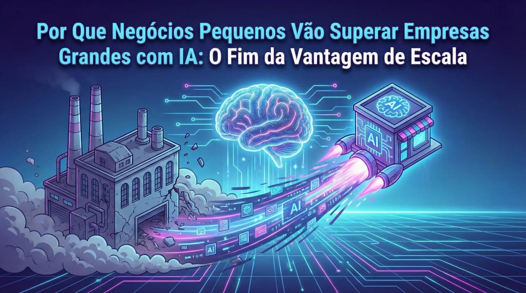 Por Que Negócios Pequenos Vão Superar Empresas Grandes com IA: O Fim da Vantagem de Escala